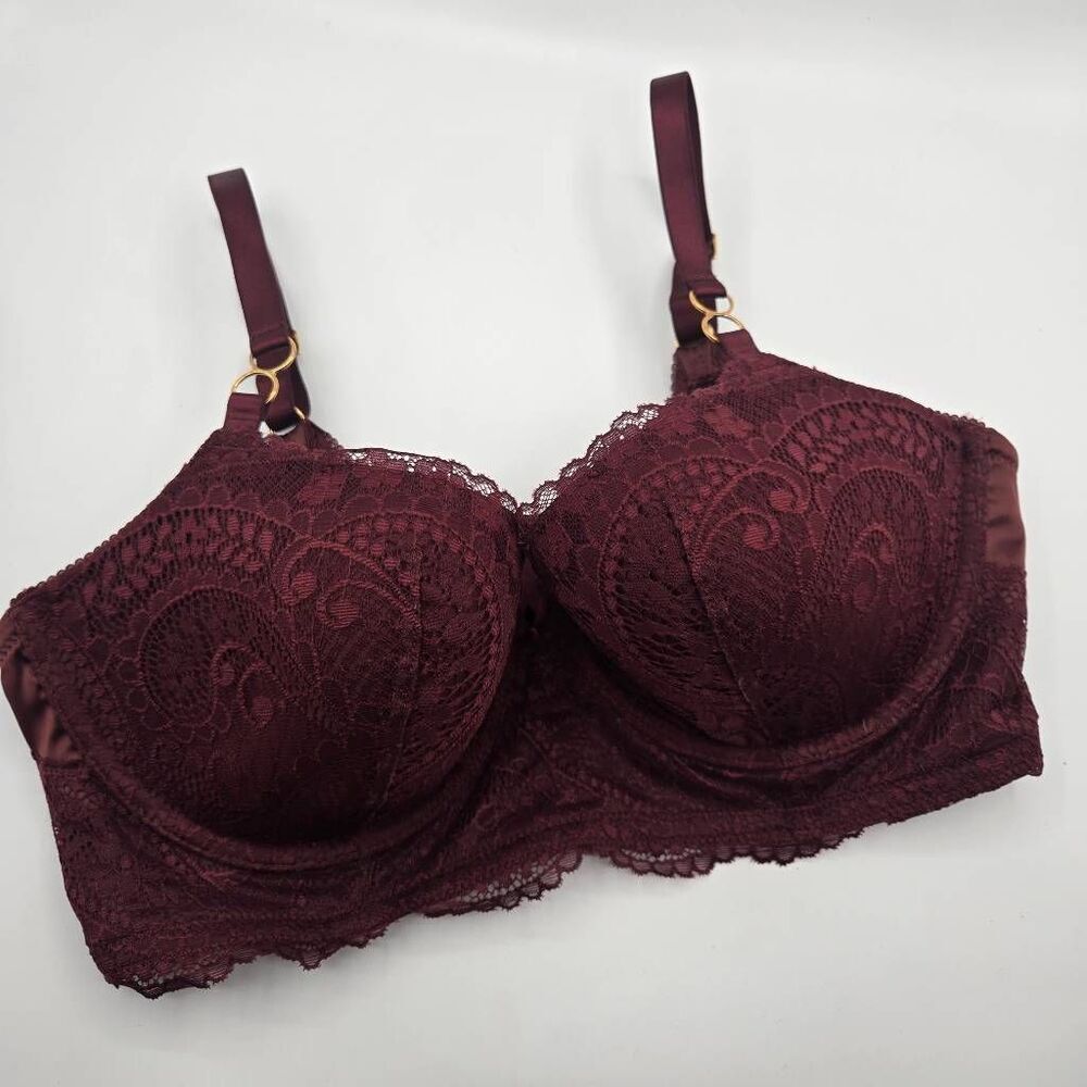 Aerie Real Power Paisley Lace Bra Size 36D Balconette